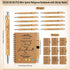 Spakon 20 Set Christian Church Gifts, Bulk Bible Verse Bamboo Pens and Mini Spiral Religious Notebooks for Teachers