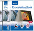 BAZIC 10-Pockets Presentation Book Binder with Plastic Clear Sleeves, Fits 8.5x11 Paper, Portfolio Folder for Reports
