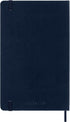 Moleskine Classic Notebook | Hard Cover Large (5" x 8.25") Squared/Grid | Sapphire Blue, 240 Pages