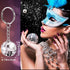 Henoyso 36 Pcs Mirror Disco Ball Keychain, Mini 70s Disco Keychain for Party Favors and Decorations