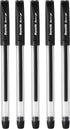 Reynolds Jiffy 0.5mm Needle Point Gel Pens, Black Ink, Pack of 40 (Ship From India)