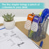 BAZIC Mini Stapler with 500 Staples, Built-in Staple Remover, Soft Grip, Portable Small Staplers for Home Office