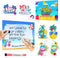 Cruise Door Decorations Magnetic Set - Large 11x13 Inch Dry Erase Board with 6 Fun Magnets, 2 Markers, Eraser
