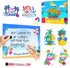 Cruise Door Decorations Magnetic Set - Large 11x13 Inch Dry Erase Board with 6 Fun Magnets, 2 Markers, Eraser