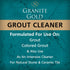24 Granite Gold Grout Cleaner Spray with Brush for Stone, Ceramic, Glass & Colored Grout, Ounce