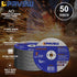 50-PK Cut Off Wheels 3 Inch,3"x1/16"x1/4" Quality Cutting Disc,Metal & Stainless Steel Aggressive Cutting Wheel for Die Grinder, General Purpose Cut-off Wheel(3-Inch)