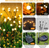 ASMAD 2 Pack Solar Garden Lights, 16 LEDs Outdoor Decorations, Solar Swaying Firefly Lights for Patio Pathway