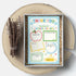 Bewoow Thank You Card Gift for Teacher, Fill in the Blank Appreciation Card from Kids, Interactive Thank You Gift