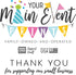 4x6 Your Main Event Prints Prefilled Thank You Place Cards for Weddings & Bridal Showers - Elegant Gratitude Cards