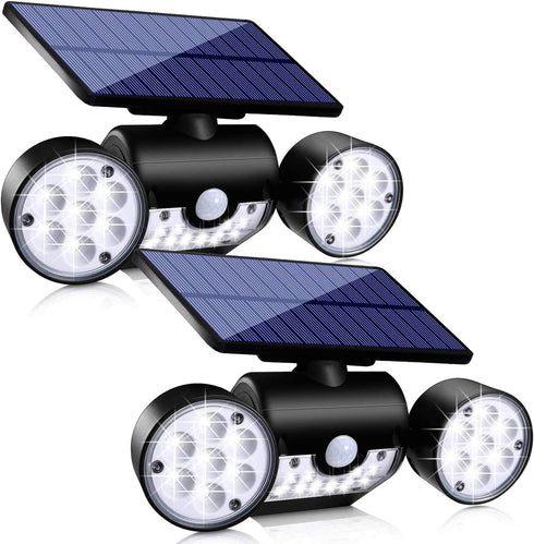 Outdoor Solar Lights, 30 LED Solar Security Lights with Motion Sensor Dual