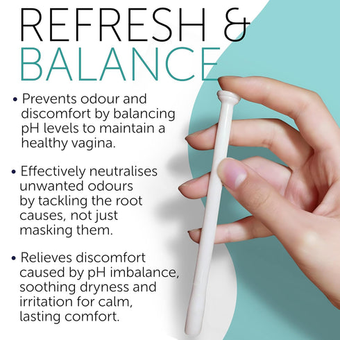 12 pH Balance for Women | Vaginal Odor Eliminating Suppositories | Boric Acid Suppositories For Women | Homeopathic