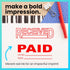 ExcelMark Please Sign and Return Self Inking Rubber Stamp - Red Ink