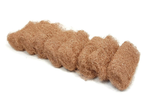 Rogue River Tools Bronze Wool Pads, 8pc Medium