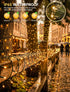 33 100 Hopolon String Lights Indoor Outdoor, FT LED Christmas Lights with Remote, Connectable Green Wire Twinkle Fairy