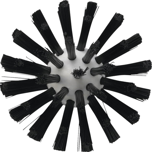 Vikan 5380-77-9 Stiff Tube Brush, Polyester, 3-3/32" x 6" OAL - Black