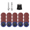 HARFINGTON 23pcs Quick Change Discs Set 1" Roll Lock Sanding Discs with
