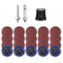 HARFINGTON 23pcs Quick Change Discs Set 1" Roll Lock Sanding Discs with