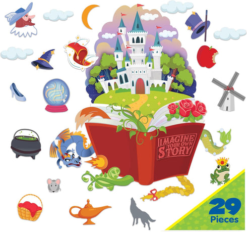 Eureka Once Upon A Dream Imagine Your Own Story Classroom Bulletin Board Set for Teachers, 22 Pieces by Eureka