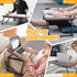 Adjustable Wooden Lap Desks for Bed, Desk with Built-in Cup Holder