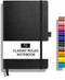 RICCO BELLO Classic College Ruled Notebook, Faux Leather Hardcover, 192 Lined Pages, 5.7 x 8.4-Inches, for Work, School