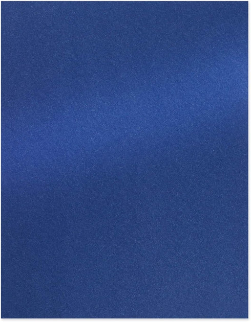 Navy Blue Shimmer Paper, 100-Pack Metallic Paper, 80 lb Text, Double Sided, 8.5 x 11 Inches, Perfect for Craft Use