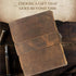 NomadCraftsCo. Vintage Leather Journal with Gift Box, Old Leather Bound Sketchbook, Perfect for Writing and Drawing