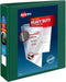 Heavy-Duty View 3 Ring Binder, Avery, 2" One Touch EZD Rings, 1 Green Binder (79683)