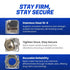 Fastenere 1/4"-20 (100-Pack) 18-8, Nylon Insert Hex Lock Nuts - Stainless Steel Plain Finish, Corrosion-Resistant