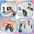 EYxsaxenk 72Pcs Color Your Own Bookmarks - Outer Space DIY Coloring Bookmark Astronaut Rocket Planet Blank Paper Book