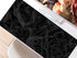 JIALONG Black Topographic Large Gaming Mouse Pad, XXL Mousepad, Big Desk Pad for Keyboard and Mouse, Gaming Accessories