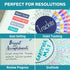 Improve Yourself Planner Stickers Set - 24 Sheets Self-Improvement Sticker Pack for Journals