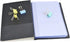SAMYO Business Card Book Holder - Professional Office Organizer Holds 240 Cards, Black