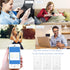 Jinvoo WiFi Wall Light Touch Panel Switch - 2.4GHz Smartphone Remote Control, White 3 Gang