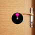 Privacy Door Sign, Black 6inch Do Not Disturb/Come in/Out of Office/Back Soon/Working Remotely Sign for Office