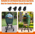 4 Inch Set 4 Caster Wheels Locking Stem Casters,Swivel Stem Casters Suitable for Original Big Size Green Egg Rolling