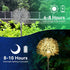 Solar Garden Lights Outdoor-2 Pack Outdoor Decorative Garden Lights, Waterproof Solar Outdoor Lights Auto ON/Off Solar Lights for Garden Gifts for Halloween, Christmas, Warmwhite