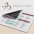 Bright Line Eating Magnetic Meal Planner, Pocket Guide for On-The-Go Healthy Eating