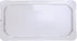 Carlisle FoodService Products Storplus 1/3 Size Universal Lid, Clear, Flat Food Pan Lid for Catering