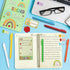 Teacher Sticky Note A5 Notebooks Pens Stationary Set: Teacher Appreciation Gift, Spiral Notebooks, Black Gel Pen,
