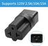 YACSEJAO 2 Pack NEMA 5/6-15/20R to IEC320 C20 Connector, 4-in-1 16Amp UPS Plug for Network Equipment