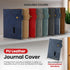 Promot PU Leather Notebook with Pen - A5 Lined Daily Journals for Writing, 200 Pages, Storm Blue