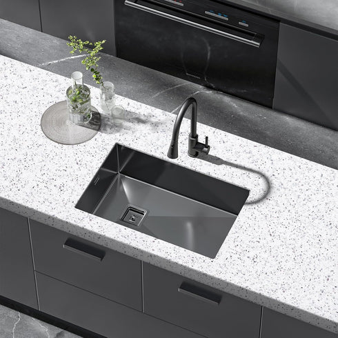 Decoroom Granite Contact Paper, 17.7 in X 118 in Waterproof Self Adhesive White Marble Wallpaper for Kitchen Countertops