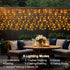 13Ft 3.3Ft 200 8 DBFAIRY Solar Curtain Lights, x LED Outdoor Curtain Lights Waterproof Auto ON/Off Modes for Garden