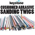 Keystone 100 Sanding Twigs or Sticks Ideal for Woodworking Hobby Arts Crafts Models Mixed Grits and Lengths Cushioned Abrasive (5 Pack)