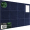 Large Cork Bulletin Board Alternative 48"x36", 12 Pack Felt CorkBoard Tiles with 80 Pushpins