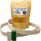 1X30 Leather Honing Polishing Belts 2 Pack with White & Green Buffing Compounds