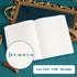 College Ruled Journal for Writing, B5 3D Butterfly Embossed Hardcover Notebook, 192 Pages, 9" x 6.9"