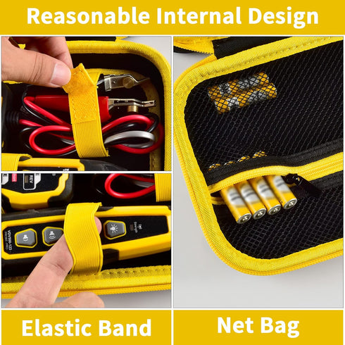 Case for Klein Tools VDV500-820/VDV500-063 Wire Tracer Tone Generator and Probe Kit, Universal Storage Bag for Cables
