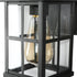 LALUZ Black Outdoor Wall Sconce Lights, Modern Farmhouse Porch Lights Outdoor Wall Mounted with Clear Glass, Waterproof