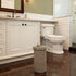 3 14" 7'' Handmade Cotton & Jute Toilet Paper Holder Woven Toilet Paper Stand & Storage Basket with Lid, Freestanding